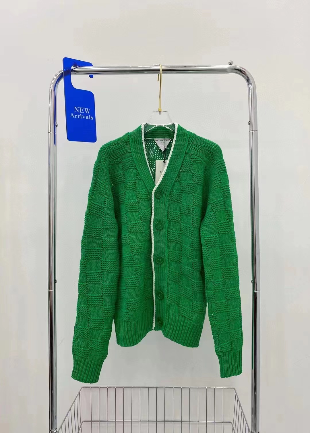 808 XL 2022 Milan Runway Autumn Summer Brand Same Style Sweater Long Sleeve V Neck Cardigan Green White High Quality Womens YINGRUN
808 XL 2022 Milan Runway Autumn Summer Brand Same Style Sweater Long Sleeve V Neck Cardigan Green White High Quality Womens YINGRUN