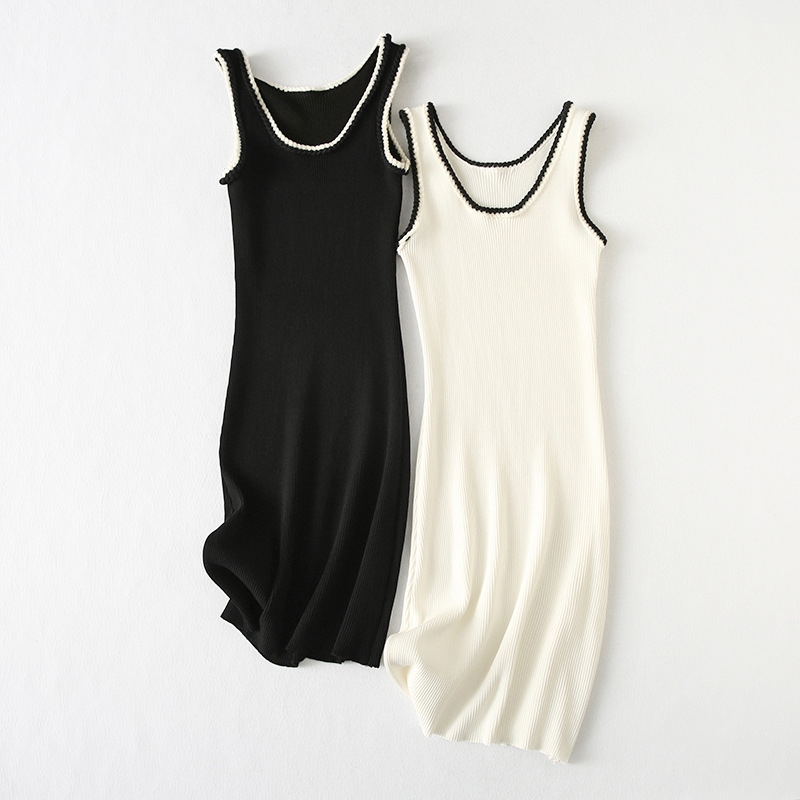 2022 Spring New Women Casual Dresses Slim Fit Sleeveless Straight Little Black Dress Dress Camisole Skirt High Quality Classic Fashion Womens Clothing
2022 Spring New Women Casual Dresses Slim Fit Sleeveless Straight Little Black Dress Dress Camisole Skirt High Quality Classic Fashion Womens Clothing