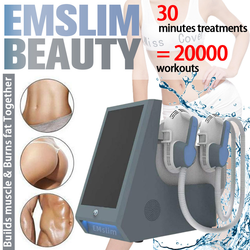 Emslim Neo Rf 2 Handles Machine Shaping Muscle Stimulator Electromagnetic Fat Burning Beauty Equipment Free Logo
Emslim Neo Rf 2 Handles Machine Shaping Muscle Stimulator Electromagnetic Fat Burning Beauty Equipment Free Logo