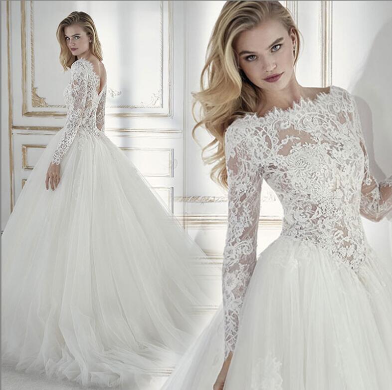 2022 New Round Neck Bridal Wedding Dress White Backless Trailing Long Sleeve Lace Wed Dresses Vestido de novia
2022 New Round Neck Bridal Wedding Dress White Backless Trailing Long Sleeve Lace Wed Dresses Vestido de novia