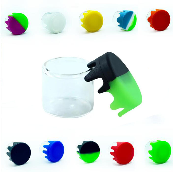Glass bottle with silicone cover 6ml silicon container nonstick wax containers box food grade jars dab tool storage jar oil holder for vape
Glass bottle with silicone cover 6ml silicon container nonstick wax containers box food grade jars dab tool storage jar oil holder for vape