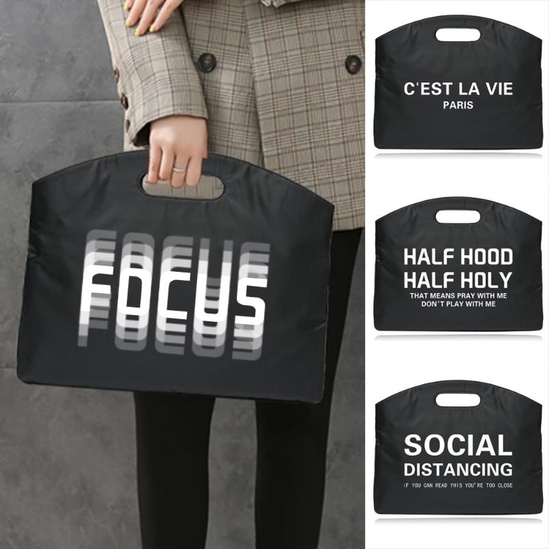 Briefcases Fashion Briefcase Laptop Bag Case For MacBook Air 13 Trend Handbags Light Business Text Printing Tote Document BagBriefcases, Black
Briefcases Fashion Briefcase Laptop Bag Case For MacBook Air 13 Trend Handbags Light Business Text Printing Tote Document BagBriefcases, Black