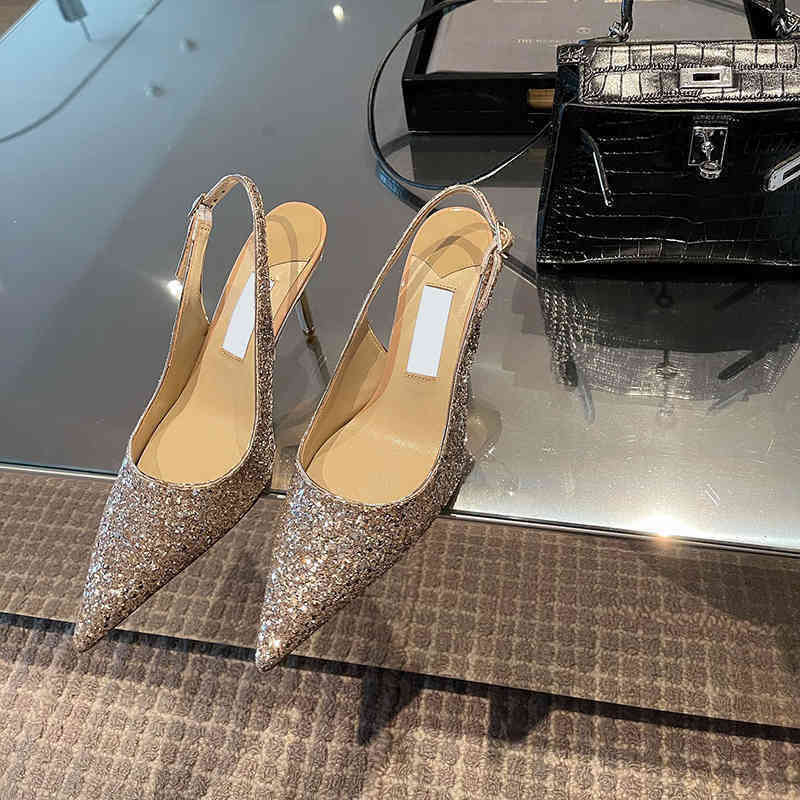 Sandals Slides Pumps Luxury Sequins High Heels Designer Pointed Thin Heeled Women Dress Shoes 220316, Black
Sandals Slides Pumps Luxury Sequins High Heels Designer Pointed Thin Heeled Women Dress Shoes 220316, Black