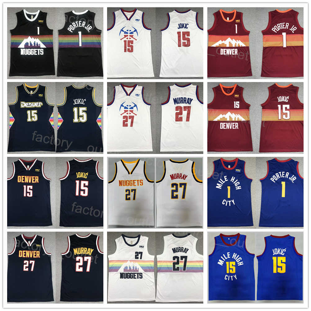 Men Basketball Michael Porter Jr Jersey 1 Jamal Murray 27 Nikola 15 All Stitched For Sport Fans Breathable Pure Cotton Navy Blue Purple White Red Black Team Color
Men Basketball Michael Porter Jr Jersey 1 Jamal Murray 27 Nikola 15 All Stitched For Sport Fans Breathable Pure Cotton Navy Blue Purple White Red Black Team Color