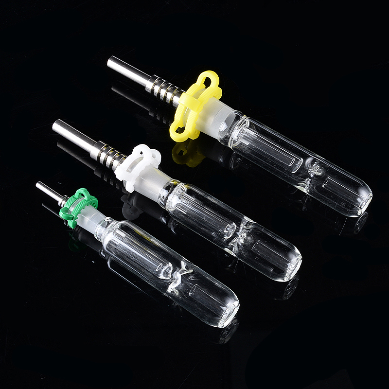 Nector Collectors Kit Smoking Accessories 10mm 14mm 18mm Joint Dab Straw Oil Rigs With Titanium Tip Nail Micro Nector Collector NC
Nector Collectors Kit Smoking Accessories 10mm 14mm 18mm Joint Dab Straw Oil Rigs With Titanium Tip Nail Micro Nector Collector NC