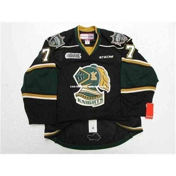 C26 Nik1 TKACHUK MATTHEW Cheap custom LONDON KNIGHTS OHL THIRD CCM JERSEY stitch add any number any name Mens Hockey Jersey -6XL, Black
C26 Nik1 TKACHUK MATTHEW Cheap custom LONDON KNIGHTS OHL THIRD CCM JERSEY stitch add any number any name Mens Hockey Jersey -6XL, Black