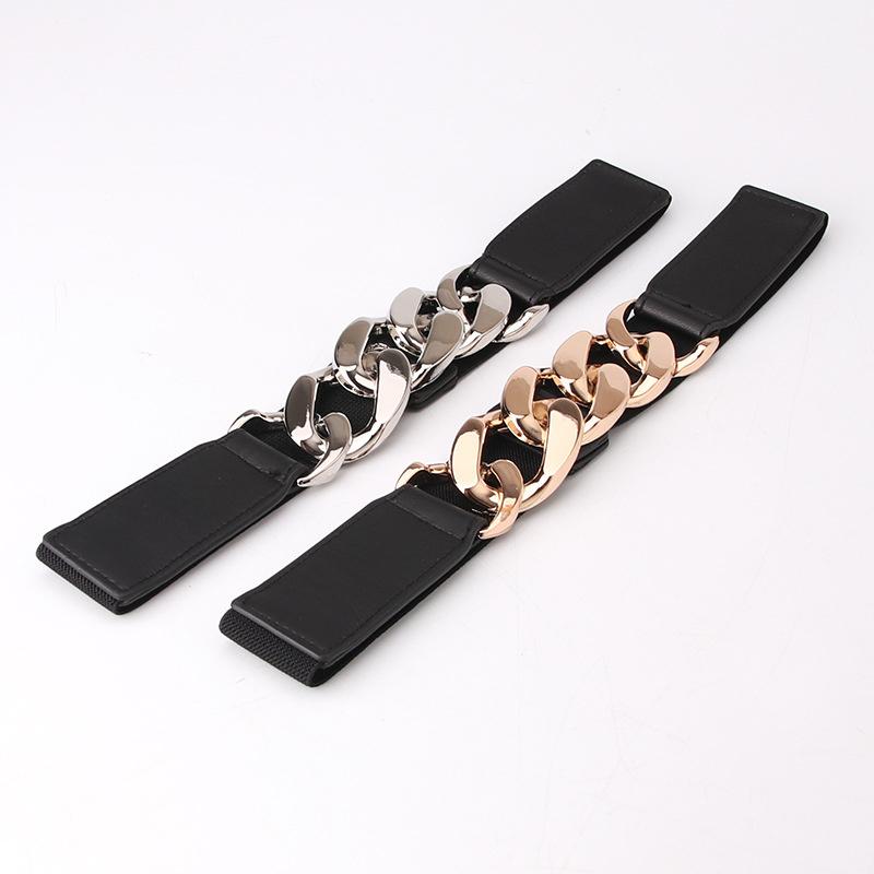 Belts Luxury Elastic Wide Women Waist Belt Gold Color Metal Chain Ladies Dress Fashion Coat Sweater Female Waistband 2022, Black
Belts Luxury Elastic Wide Women Waist Belt Gold Color Metal Chain Ladies Dress Fashion Coat Sweater Female Waistband 2022, Black