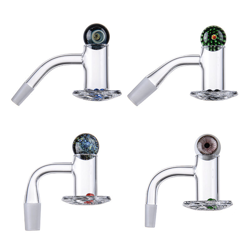 Blender Spain Quartz Banger Beveled Edge Smoking Accessories 45 90 Degree 10mm 14mm Male Joint Banger With Spainner Cap Glass Marble Ruby Pearls
Blender Spain Quartz Banger Beveled Edge Smoking Accessories 45 90 Degree 10mm 14mm Male Joint Banger With Spainner Cap Glass Marble Ruby Pearls