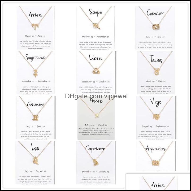 Pendant Necklaces Pendants Jewelry 12 Constellation Signs With White Gift Card Zodiac Charm Gold Chains For Men Women Fashion In Bk Drop D
Pendant Necklaces Pendants Jewelry 12 Constellation Signs With White Gift Card Zodiac Charm Gold Chains For Men Women Fashion In Bk Drop D
