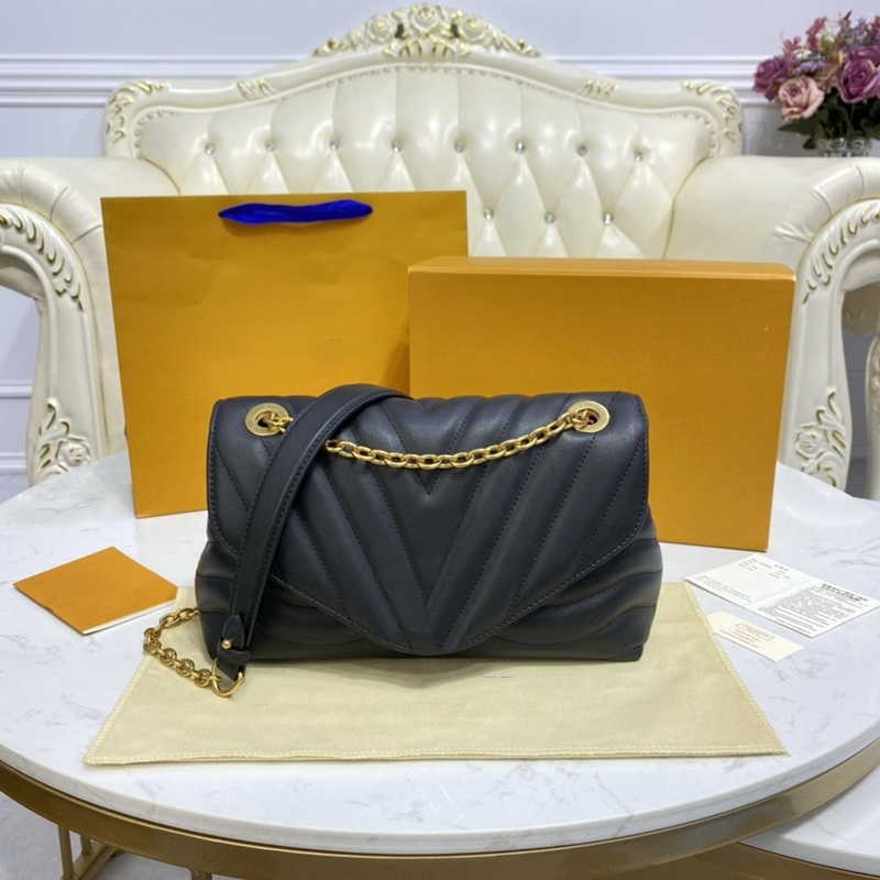 Real Leather New Wave Women Shoulder Crossbody Bags Designer Luxury Handbags Vintage Messenger Bag Pochette Clutchs Lady Purses M58552, Bubble paper package
Real Leather New Wave Women Shoulder Crossbody Bags Designer Luxury Handbags Vintage Messenger Bag Pochette Clutchs Lady Purses M58552, Bubble paper package