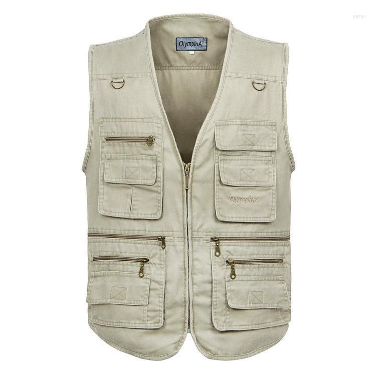 Spring And Autumn Plus Fertilizer XL Outdoor Multi-pocket Camera Workwear Vest Reporter Fishing Leisure Work Men's Vests, Black
Spring And Autumn Plus Fertilizer XL Outdoor Multi-pocket Camera Workwear Vest Reporter Fishing Leisure Work Men's Vests, Black