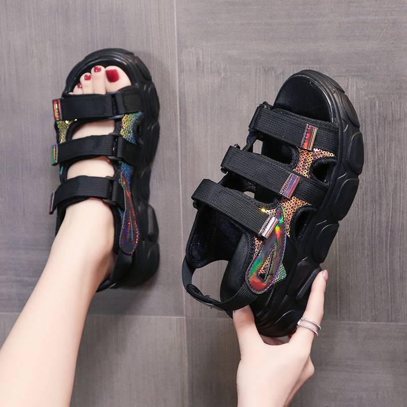 Summer Lovely Sequins Sandals High Quality Fashion New Comfortable Versatile Platform Loose Cake Casual Women's Shoes
Summer Lovely Sequins Sandals High Quality Fashion New Comfortable Versatile Platform Loose Cake Casual Women's Shoes