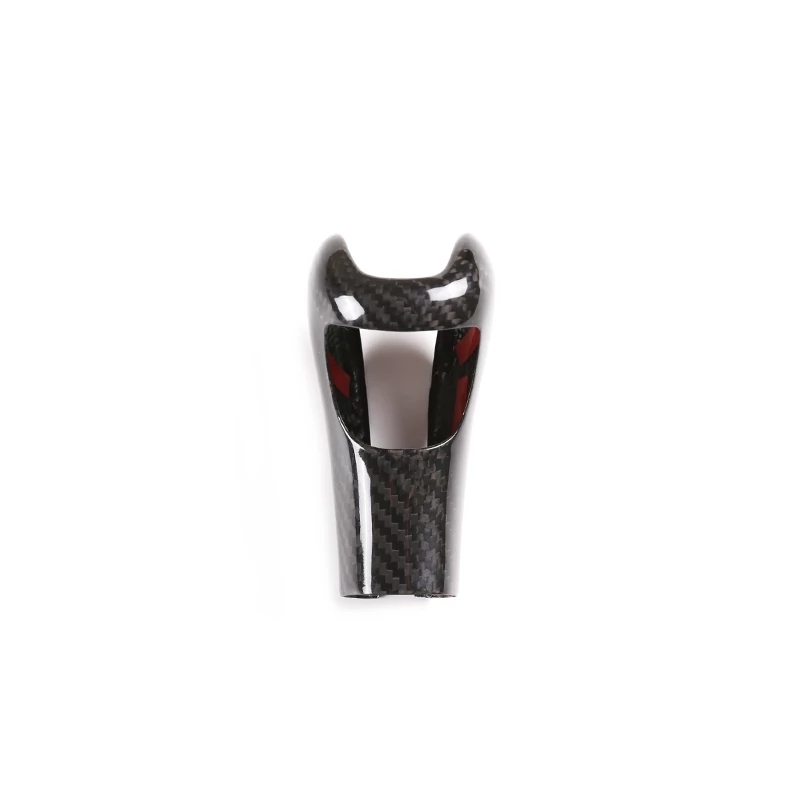 Real Carbon Fiber Interior Styling Car Center Console Gear Shift Knob Cover Trim For Porsche Cayenne 2011-2017 Car Accessories