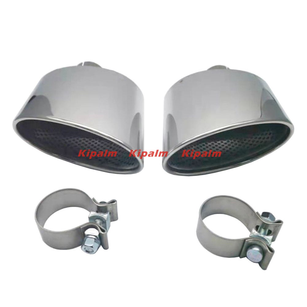 A pair Silver Black 304 Stainless Steel car muffler Oval Exhaust Pipe For A3 A4 A5 A6 A7 Up To RS3 RS4 RS5 RS6 RS7 Tip Tailpipe customized
A pair Silver Black 304 Stainless Steel car muffler Oval Exhaust Pipe For A3 A4 A5 A6 A7 Up To RS3 RS4 RS5 RS6 RS7 Tip Tailpipe customized