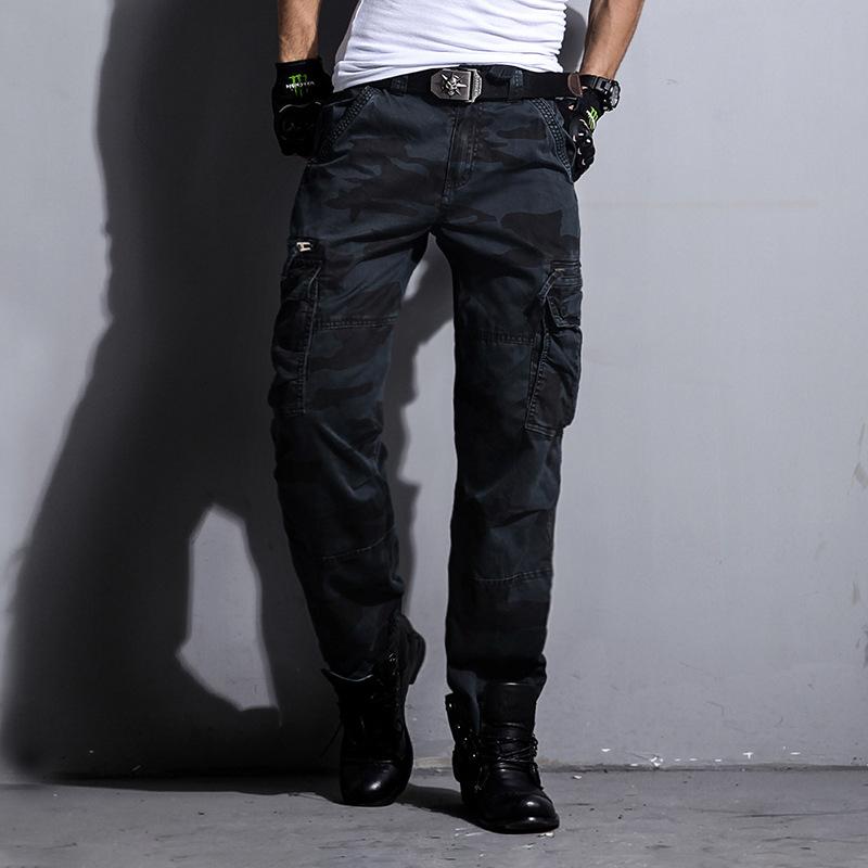 Men's Pants Camouflage Cargo Men Multi Pocket Cotton Military Camo Bule Track Trousers Male Streetwear Overalls Pantalon HommeMen's, Dark blue
Men's Pants Camouflage Cargo Men Multi Pocket Cotton Military Camo Bule Track Trousers Male Streetwear Overalls Pantalon HommeMen's, Dark blue