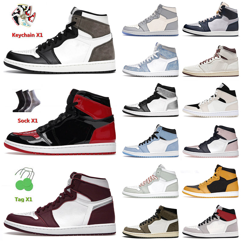 Original Mens Basketball Shoes 1 1s OG Jumpman High Dark Mocha Bordeaux University Blue Pollen Bred Patent Paris White Jorda Retro Sneakers Trainers Size 12, C2 bordeaux 40-47
Original Mens Basketball Shoes 1 1s OG Jumpman High Dark Mocha Bordeaux University Blue Pollen Bred Patent Paris White Jorda Retro Sneakers Trainers Size 12, C2 bordeaux 40-47