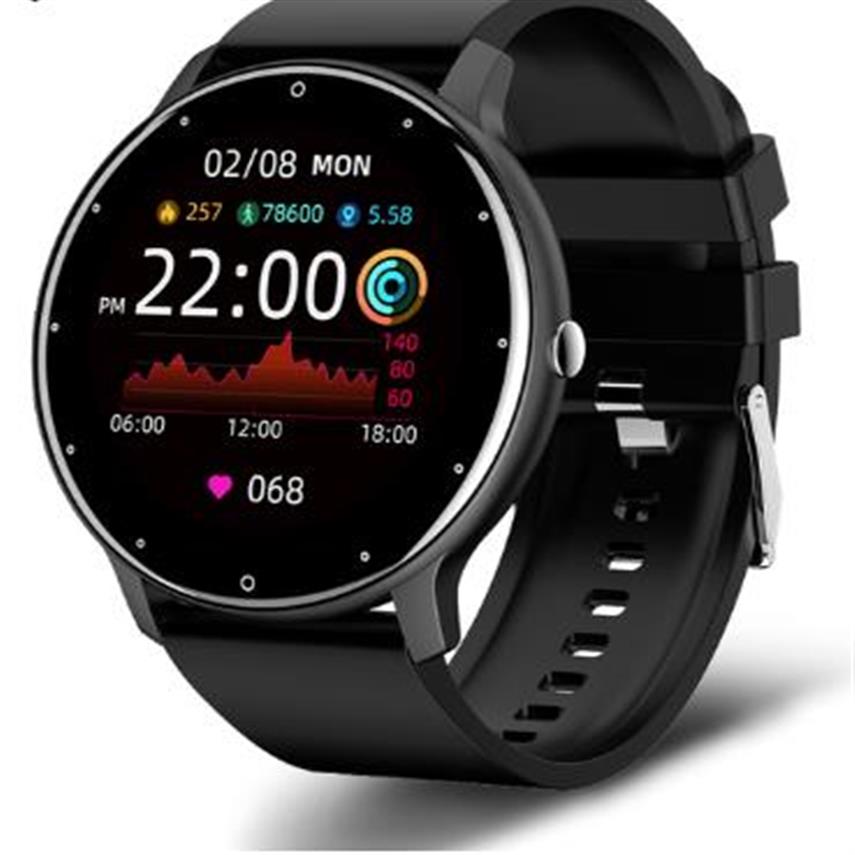 LIGE New Smart Watch Men Full Touch Screen Sport Fitness Watch IP67 Waterproof Bluetooth For Android ios smartwatch Men box29