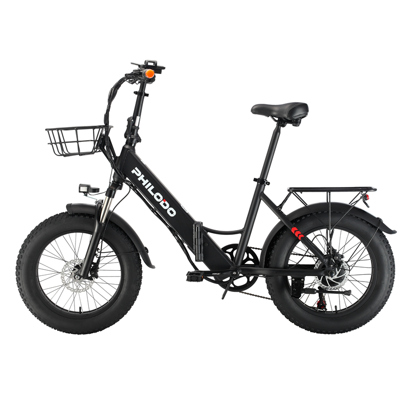 UK Stock H4 13Ah 48V 250W 20 Inch Folding Moped Electric Bicycle hydraulic disc brakes 60KM Mileage Range Electric Bike