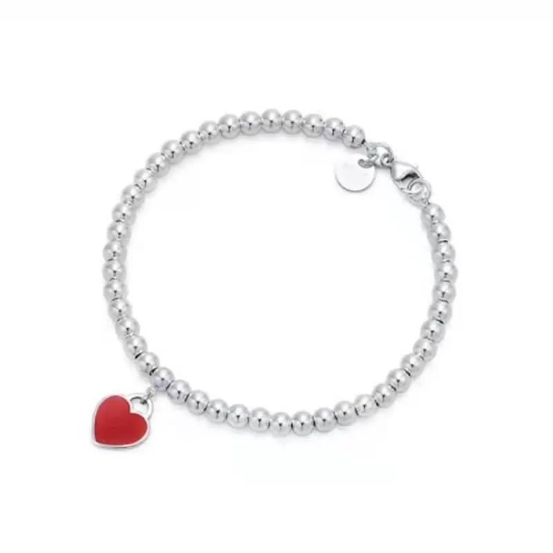 Fashion Classic 925 Sterling Silver Love Heart Bracelet Designers Jewelry Women Holiday Gift Top Quality With Box
Fashion Classic 925 Sterling Silver Love Heart Bracelet Designers Jewelry Women Holiday Gift Top Quality With Box