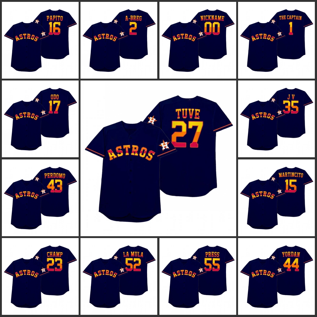 Houston''Astros''Men Women Youth Carlos Correa The Captain Jose Altuve Tuve Ryan Pressly Press Custom Royal Players' Weekend Nickname Jersey
Houston''Astros''Men Women Youth Carlos Correa The Captain Jose Altuve Tuve Ryan Pressly Press Custom Royal Players' Weekend Nickname Jersey
