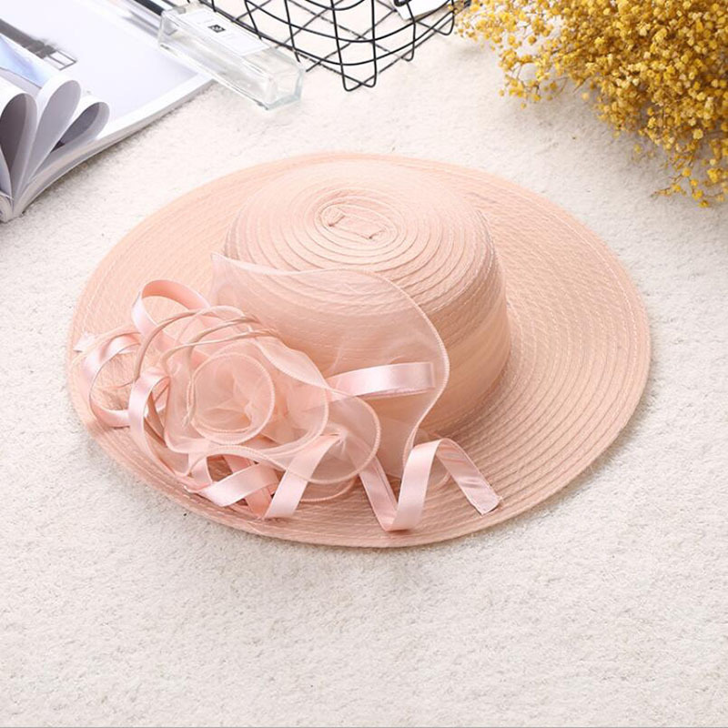 atin Feather ummer Women olid Wide Brim UV Protection un Beach Cap Party Wedding Church Hat 220613
atin Feather ummer Women olid Wide Brim UV Protection un Beach Cap Party Wedding Church Hat 220613