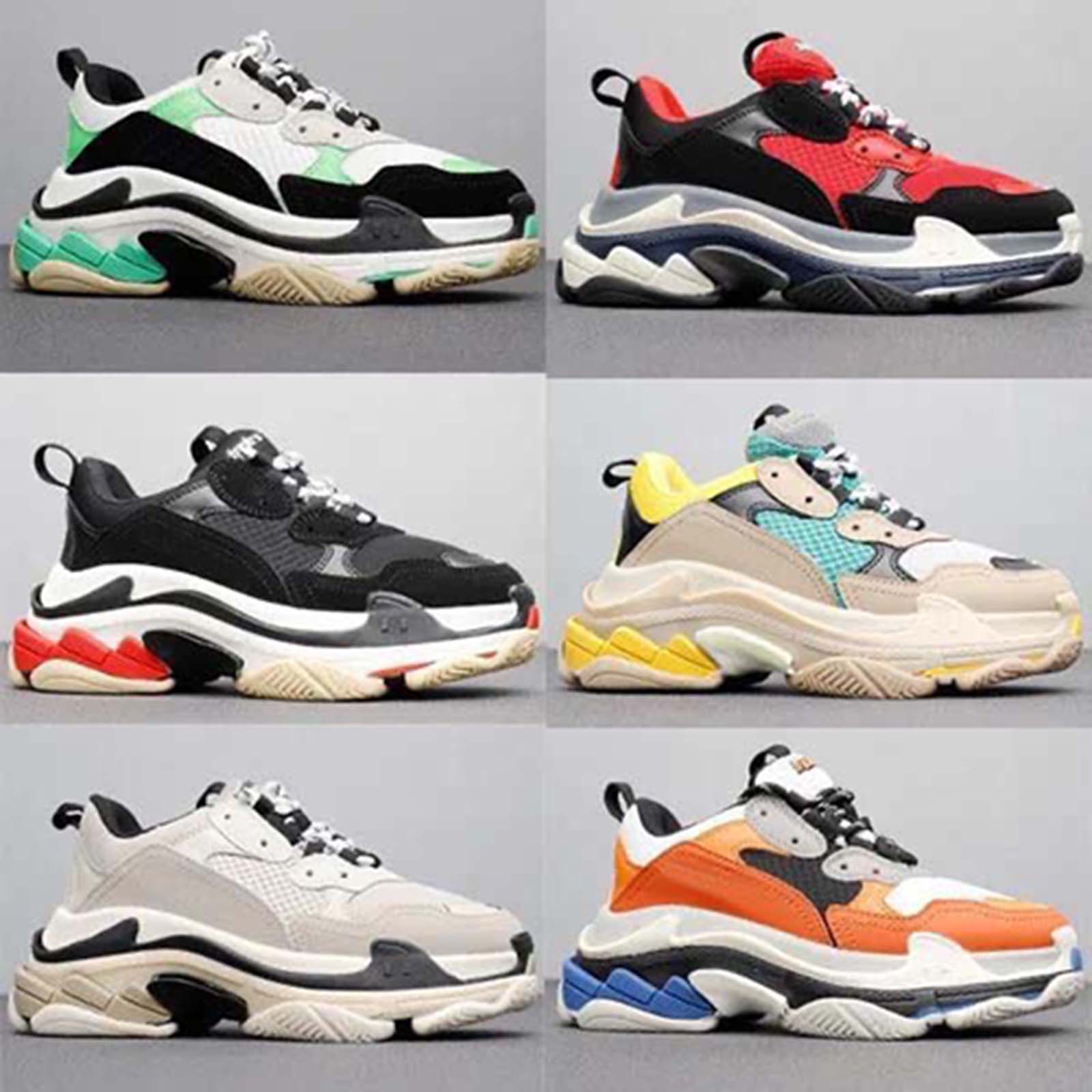 Triple S Casual Shoes Platform Sneakers boot Men Women Chunky Shoe Beige Green Yellow Light Blue Pastels White Fluo Pink Black White Height Increase Trainers c11
Triple S Casual Shoes Platform Sneakers boot Men Women Chunky Shoe Beige Green Yellow Light Blue Pastels White Fluo Pink Black White Height Increase Trainers c11
