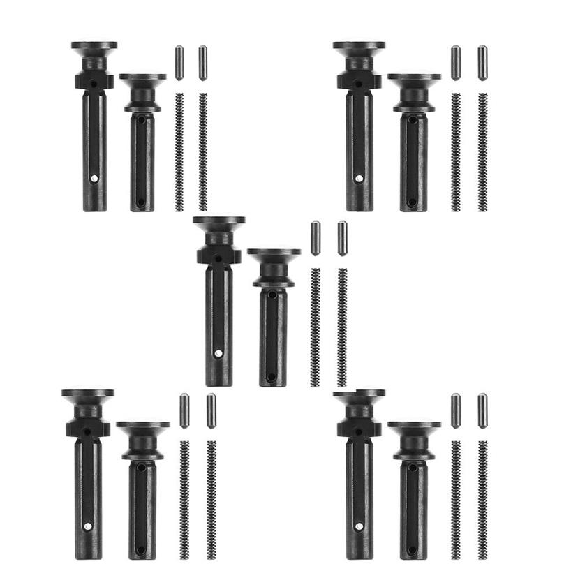 5 sets Extended Takedown & Pivot Pin With Detent & Spring .223/5.56 Replacement lower parts kit for ar152855, Black
5 sets Extended Takedown & Pivot Pin With Detent & Spring .223/5.56 Replacement lower parts kit for ar152855, Black