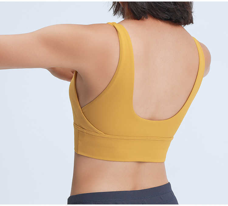 Yoga Sports Bra Fitness Wear Padded Tank Tops Shirt L-86 Irregular Gathered Shockproof Navel Indoor Women Solid Color Gym Underwear Ropa, Black
Yoga Sports Bra Fitness Wear Padded Tank Tops Shirt L-86 Irregular Gathered Shockproof Navel Indoor Women Solid Color Gym Underwear Ropa, Black