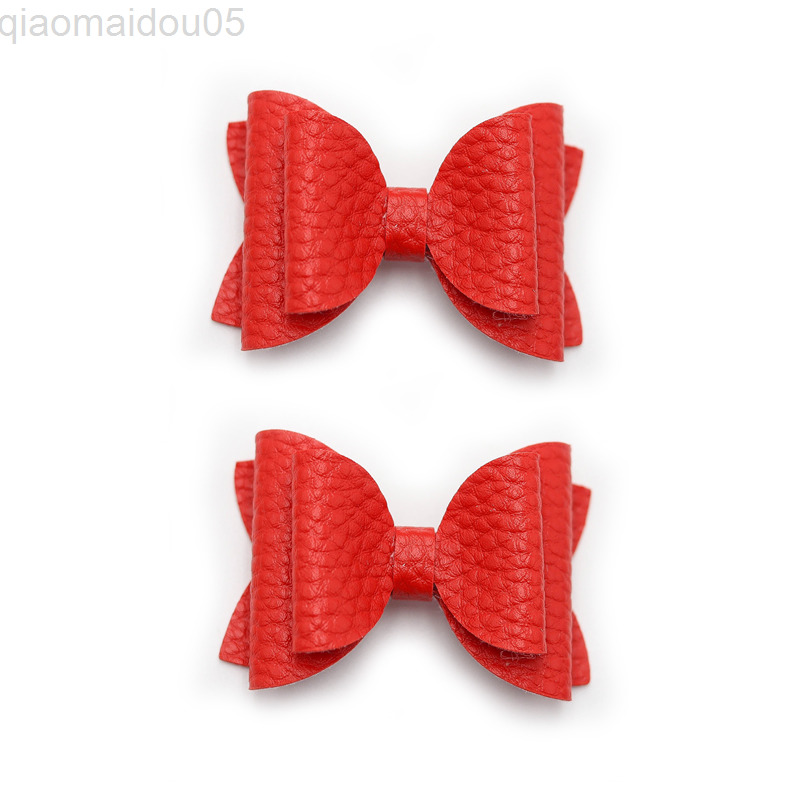 A Pair 2.3in Hairgrips Hair Bows Candy Solid Color Leather Headwear Hair Clips Hair Accessories For BB Kids Girls Daily Hairpins L220729, 2 pcs 2in-with clip3
A Pair 2.3in Hairgrips Hair Bows Candy Solid Color Leather Headwear Hair Clips Hair Accessories For BB Kids Girls Daily Hairpins L220729, 2 pcs 2in-with clip3