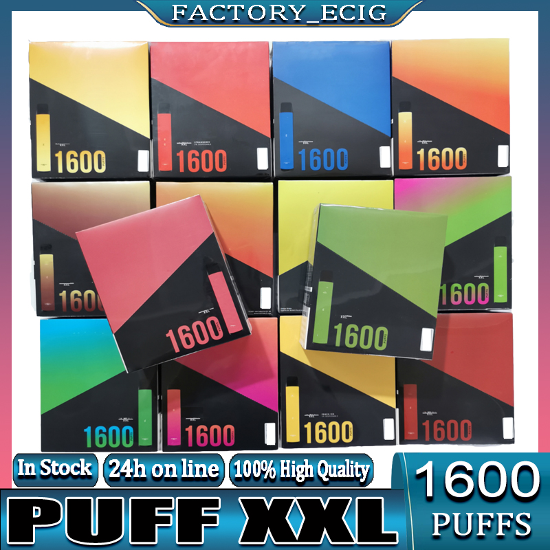 PUFF BAR Disposable Device PUFF XXL 1600+ Puffs Vape Pen Device Portable Puff Bar Plus Vape Vaporizer Pen E Cigarettes 50+ Colors In stock
PUFF BAR Disposable Device PUFF XXL 1600+ Puffs Vape Pen Device Portable Puff Bar Plus Vape Vaporizer Pen E Cigarettes 50+ Colors In stock