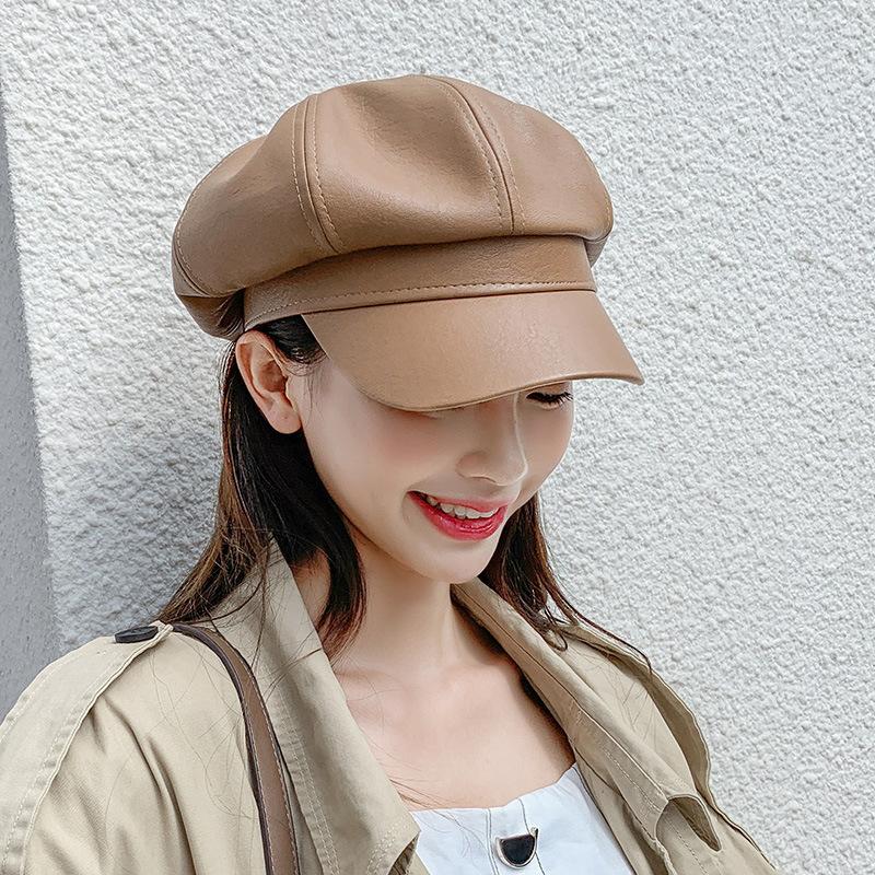 Visors Leather Octagonal Hat Arrive Women Gatsby Cap Baker Peaked Beret Driving Female Sunscreen Hats Painter Tour CapVisors, Pizhiwusem2
Visors Leather Octagonal Hat Arrive Women Gatsby Cap Baker Peaked Beret Driving Female Sunscreen Hats Painter Tour CapVisors, Pizhiwusem2