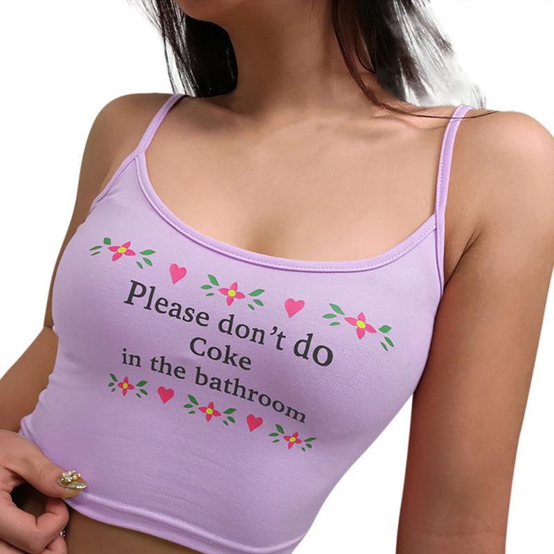 Women' Tanks & Camis 2022 Women Strappy Cotton Letter Print Tank Tops Vest Summer Sexy Short Crop Tees Ladies, Yellow
Women' Tanks & Camis 2022 Women Strappy Cotton Letter Print Tank Tops Vest Summer Sexy Short Crop Tees Ladies, Yellow