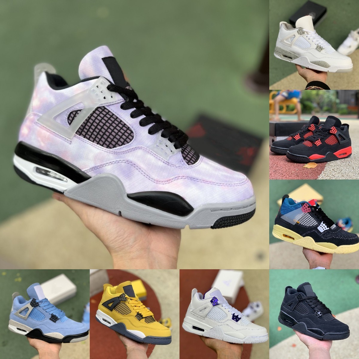 Designer Zen Master 4 4s Mens Basketball Shoes Jumpman Black Cement University Blue Red Thunder Cat Cream Sail White Oreo Bred Rasta What The Trainer Sneakers F88, Please contact us
Designer Zen Master 4 4s Mens Basketball Shoes Jumpman Black Cement University Blue Red Thunder Cat Cream Sail White Oreo Bred Rasta What The Trainer Sneakers F88, Please contact us