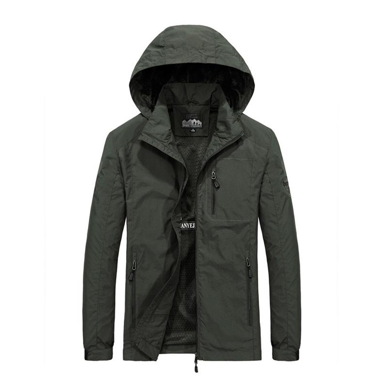 Men's Jackets 2022 Windbreaker Waterproof Military Hooded Water Proof Wind Breaker Casual Coat Male Clothing Autumn, Black;brown
Men's Jackets 2022 Windbreaker Waterproof Military Hooded Water Proof Wind Breaker Casual Coat Male Clothing Autumn, Black;brown