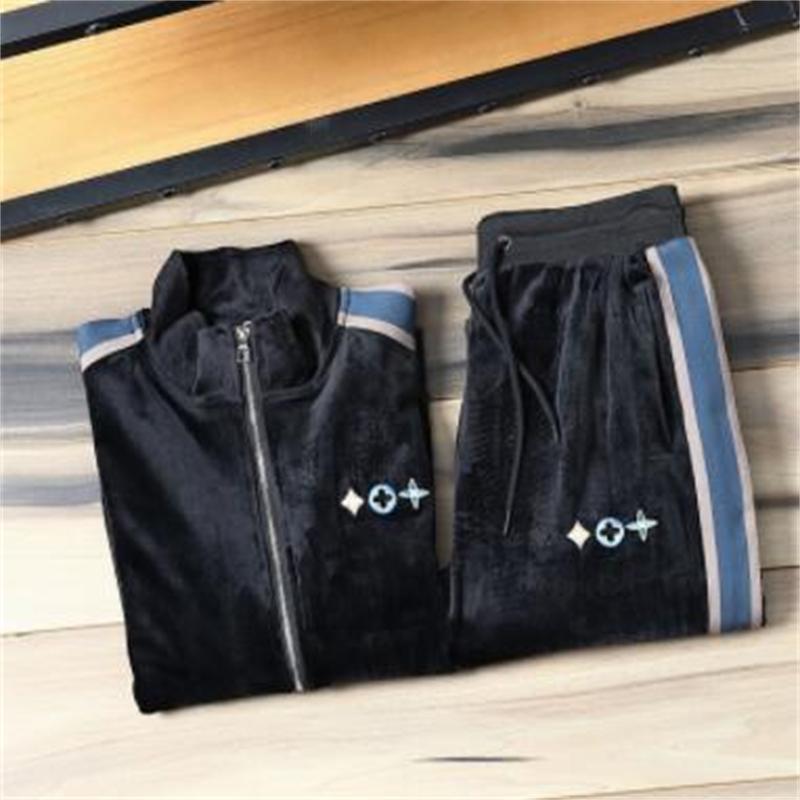 Men's Tracksuits Black Velvet Casual Suit Outdoor Sportswear Autumn And Winter Stand Collar Cardigan Hoodie Pants, Gray
Men's Tracksuits Black Velvet Casual Suit Outdoor Sportswear Autumn And Winter Stand Collar Cardigan Hoodie Pants, Gray