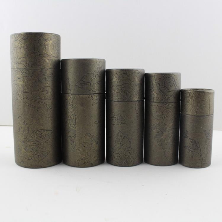 Premium Kraft Cardboard Tubes Case Packing boxes Kraft-gift box for Essential Oil Bottle 10ml - 100ml SN6703
