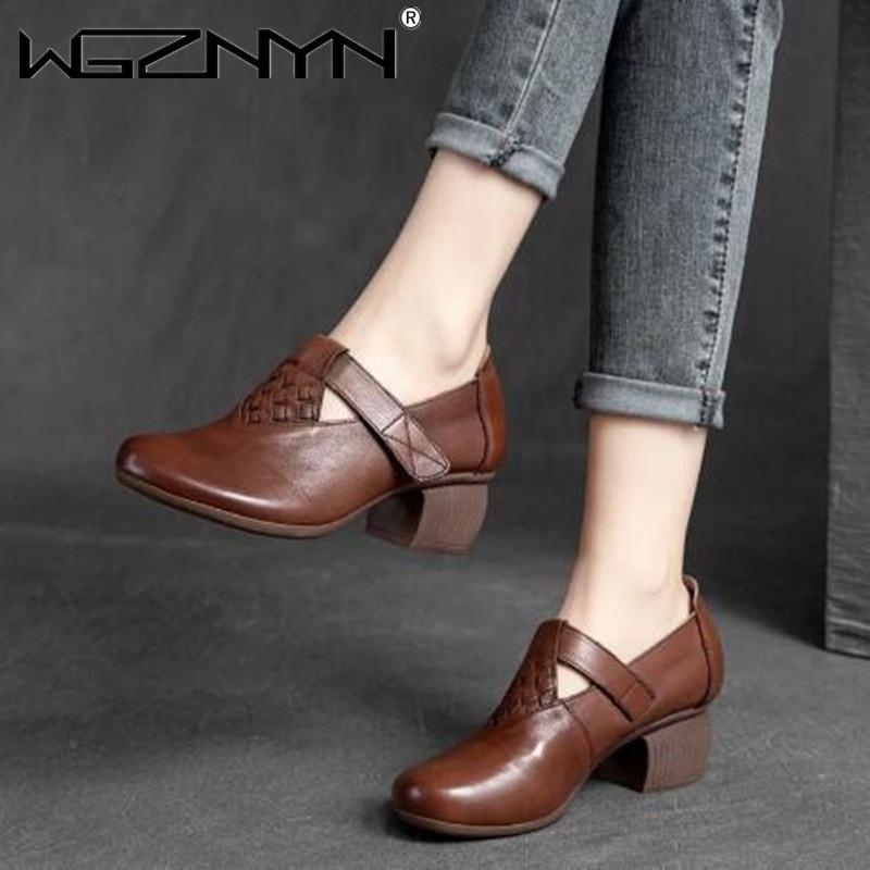 Dress Shoes Designers Women Genuine PU Leather Handmade Breathable Pumps High Heels Vintage Footwear Comfortable Woman ShoesDress
Dress Shoes Designers Women Genuine PU Leather Handmade Breathable Pumps High Heels Vintage Footwear Comfortable Woman ShoesDress