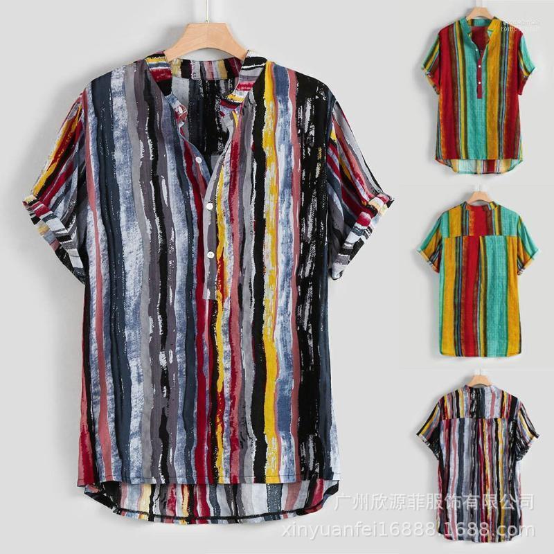 Summer Men's Loose Casual Tree Pattern Printed Beach Shirt Fashion European And American Short-sleeved Shirts Eldd22, Green
Summer Men's Loose Casual Tree Pattern Printed Beach Shirt Fashion European And American Short-sleeved Shirts Eldd22, Green