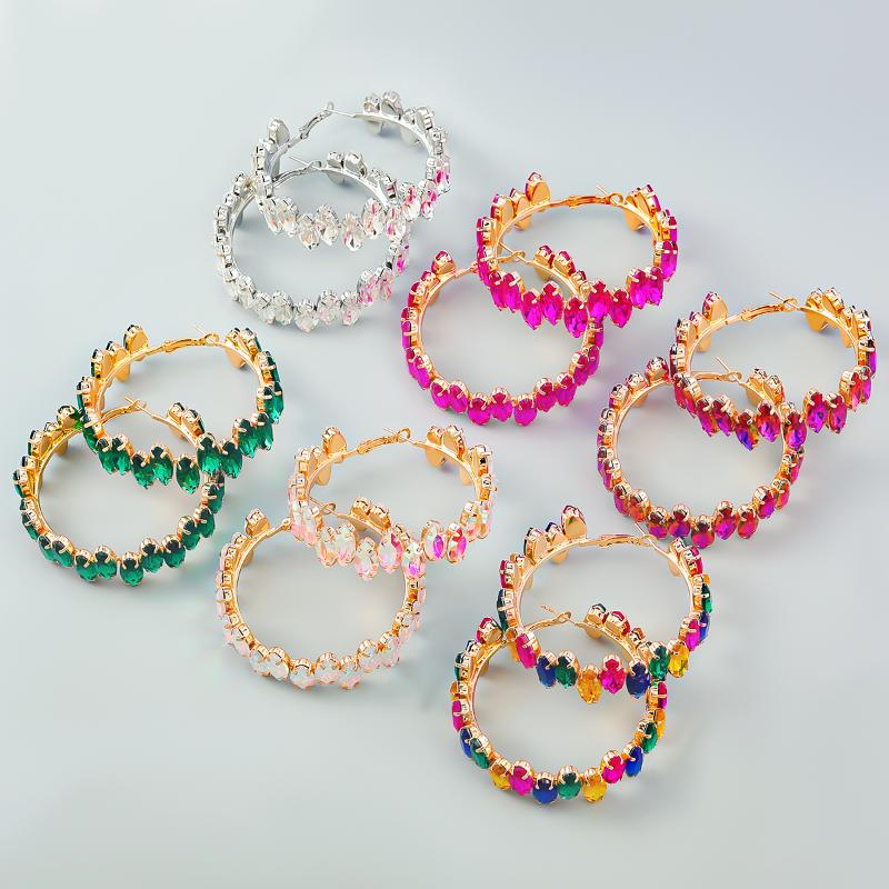 Hoop & Huggie Trend Shiny Rhinestone Earrings Women's Dinner Party Wedding Fashion Statement Luxury Jewelry AccessoriesHoop
Hoop & Huggie Trend Shiny Rhinestone Earrings Women's Dinner Party Wedding Fashion Statement Luxury Jewelry AccessoriesHoop