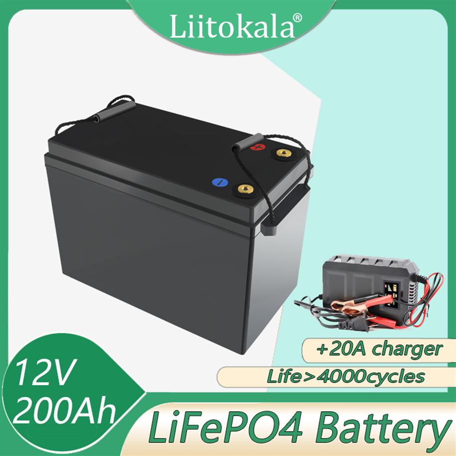 LiitoKala 12V 200AH lifepo4 lithium battery 4s 12.8V with voltage display for 1200w inverter boat golf cart UPS241C
LiitoKala 12V 200AH lifepo4 lithium battery 4s 12.8V with voltage display for 1200w inverter boat golf cart UPS241C