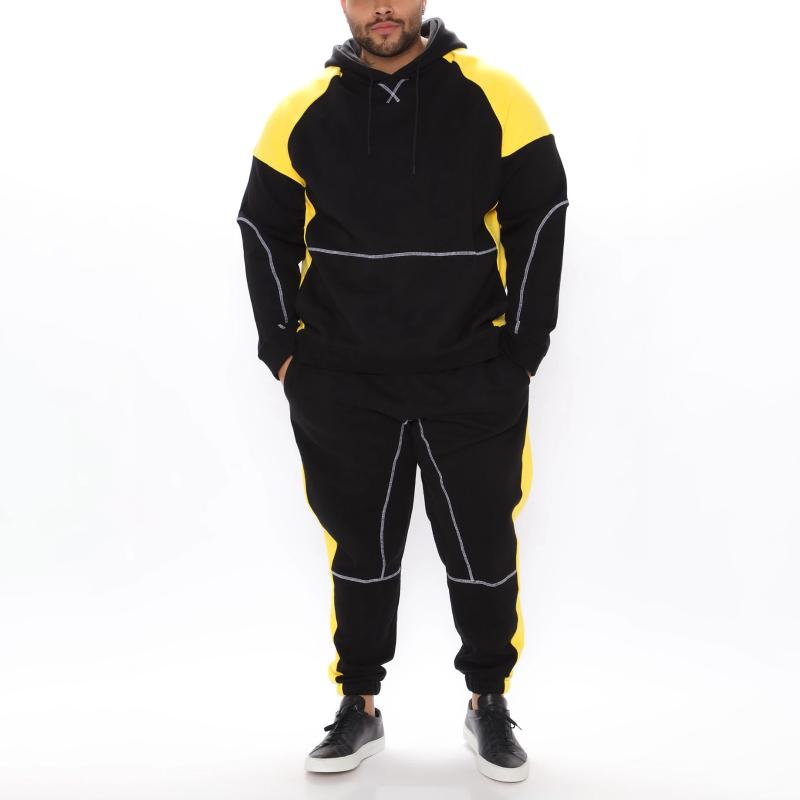 Men's Tracksuits Custom Fashion Solid Color Stitching Big Size Mens Sweatsuits 2 Piece Unisex Hoodies For MenMen's Men'sMen's, Champagne
Men's Tracksuits Custom Fashion Solid Color Stitching Big Size Mens Sweatsuits 2 Piece Unisex Hoodies For MenMen's Men'sMen's, Champagne