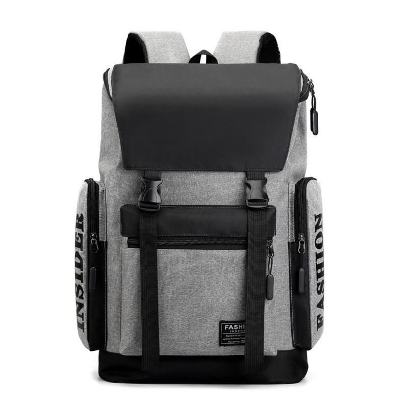 Backpack NYXIA Outdoor Waterproof Schoolbag Student For Men Simple And Casual Contrast Color Travel, Grey
Backpack NYXIA Outdoor Waterproof Schoolbag Student For Men Simple And Casual Contrast Color Travel, Grey