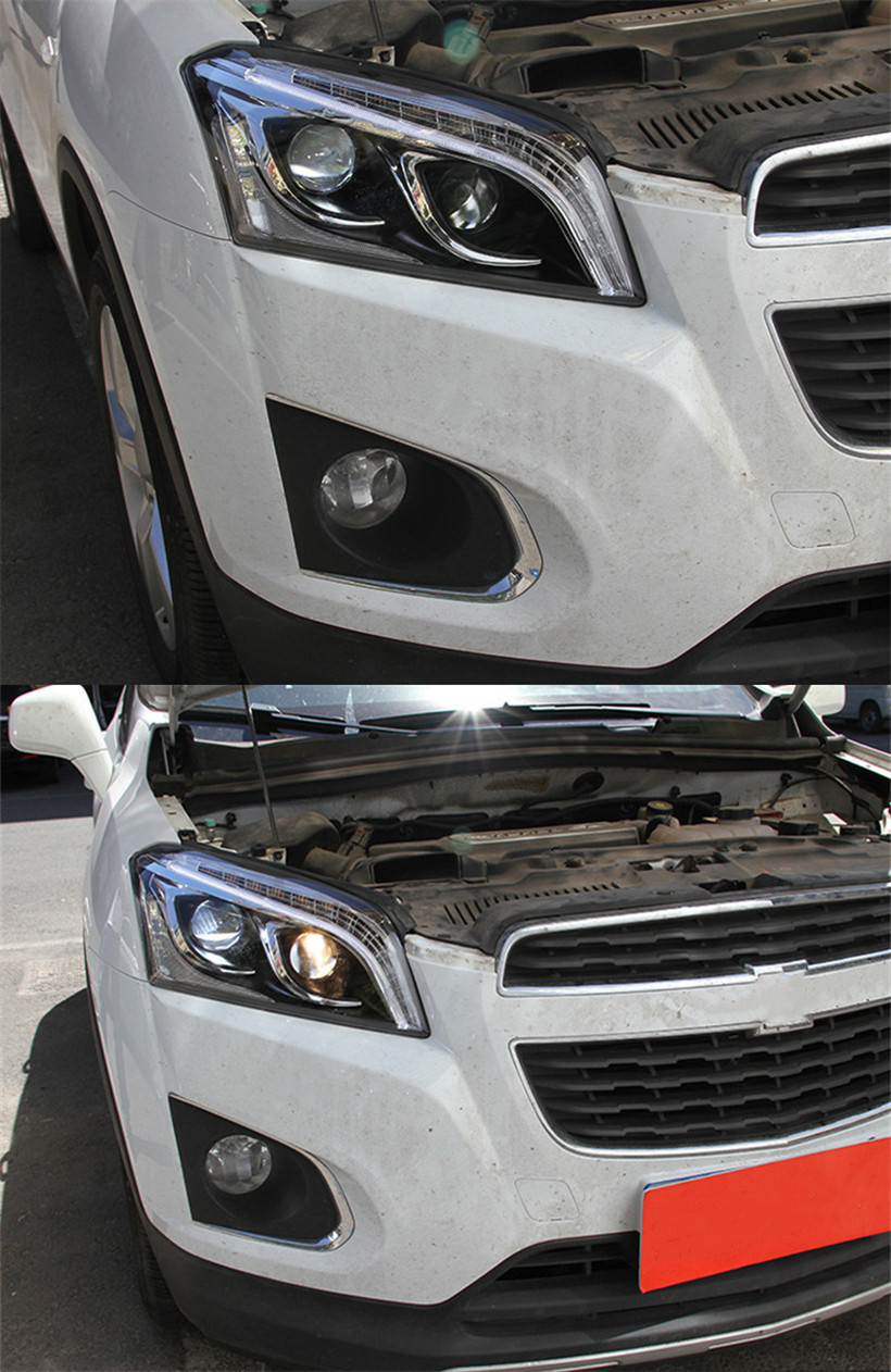 Auto Head Lamp For Trax LED Headlight 2013-17 Chevrolet LED Beam Low Bulb Turn Signal Headlights Daytime Running Light