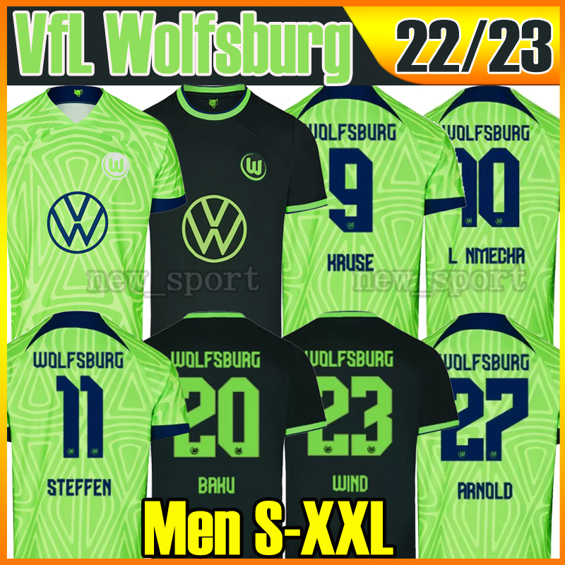 22 23 VfL Wolfsburg Home soccer jersey 2022 2023 Away GINCZEK STEFFEN football shirts MBABU BROOKS ARNOLD WEGHORST uniform Thai Men S-XXL, 22 23 home patch
22 23 VfL Wolfsburg Home soccer jersey 2022 2023 Away GINCZEK STEFFEN football shirts MBABU BROOKS ARNOLD WEGHORST uniform Thai Men S-XXL, 22 23 home patch