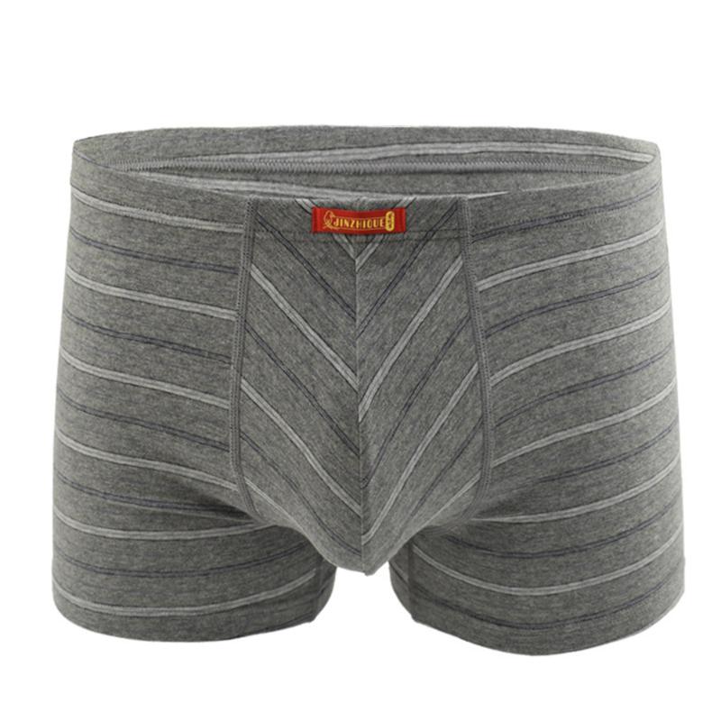 Underpants Large Size Men Underwear Mid-Waist Stretch And Breathable Striped Boxer Briefs Men'S Cotton, Black
Underpants Large Size Men Underwear Mid-Waist Stretch And Breathable Striped Boxer Briefs Men'S Cotton, Black