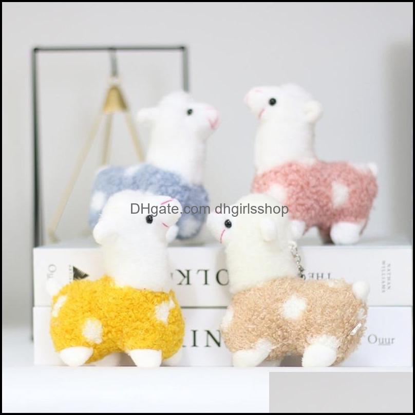 Keychains Fashion Accessories Soft Cotton Standing Alpaca Toys Stuffed Plush Doll Key Chain Animals Women Bags Charms Giftsk Dhdcw 
Keychains Fashion Accessories Soft Cotton Standing Alpaca Toys Stuffed Plush Doll Key Chain Animals Women Bags Charms Giftsk Dhdcw