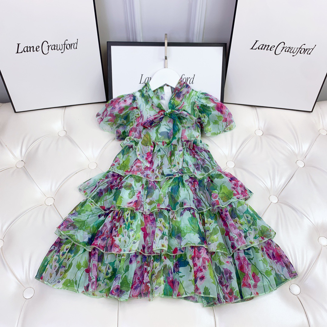 Summer Kids Girls Chiffon Dresses Fashion Bow Baby Girl flowers Print Dress Children Tutu Birthday Clothing, As show
Summer Kids Girls Chiffon Dresses Fashion Bow Baby Girl flowers Print Dress Children Tutu Birthday Clothing, As show