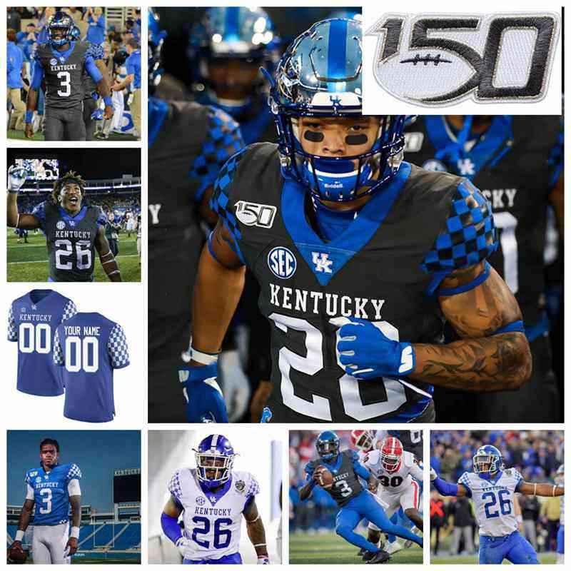 Rare Kentucky Wildcats College Football Jerseys 85 Bryce Oliver 12 Chance Poore 22 Chris Oats Josh Allen Dermontti Dawson Custom Stitch Mens, Womens black with 150th
Rare Kentucky Wildcats College Football Jerseys 85 Bryce Oliver 12 Chance Poore 22 Chris Oats Josh Allen Dermontti Dawson Custom Stitch Mens, Womens black with 150th