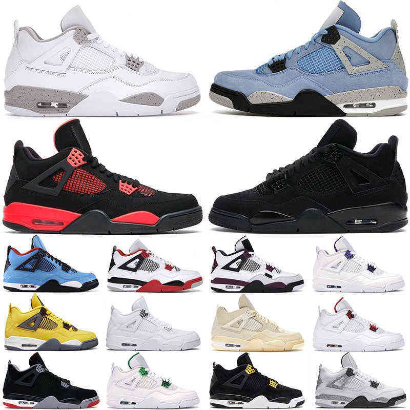 men women 4s Outdoor shoes Fire Red Thunder 4 Black Cat Pure Money University Blue White Oreo Starfish mens trainers Athletic sneakers, 11
men women 4s Outdoor shoes Fire Red Thunder 4 Black Cat Pure Money University Blue White Oreo Starfish mens trainers Athletic sneakers, 11