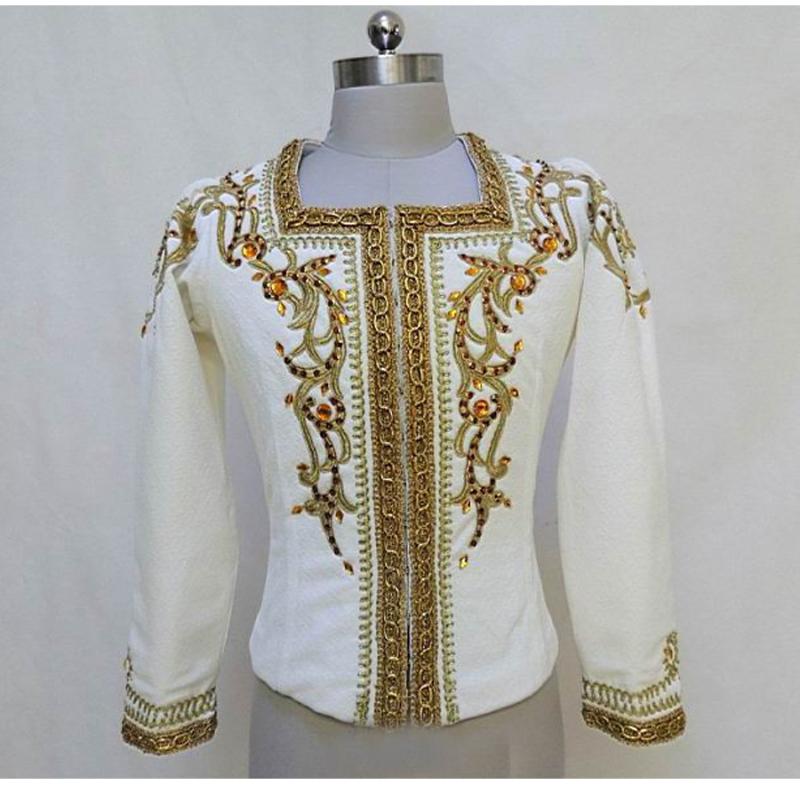Stage Wear Man Tunic For Ballet Performance Custom-made Service Boy Coat White/Black Color Male Costumes MT001A
Stage Wear Man Tunic For Ballet Performance Custom-made Service Boy Coat White/Black Color Male Costumes MT001A
